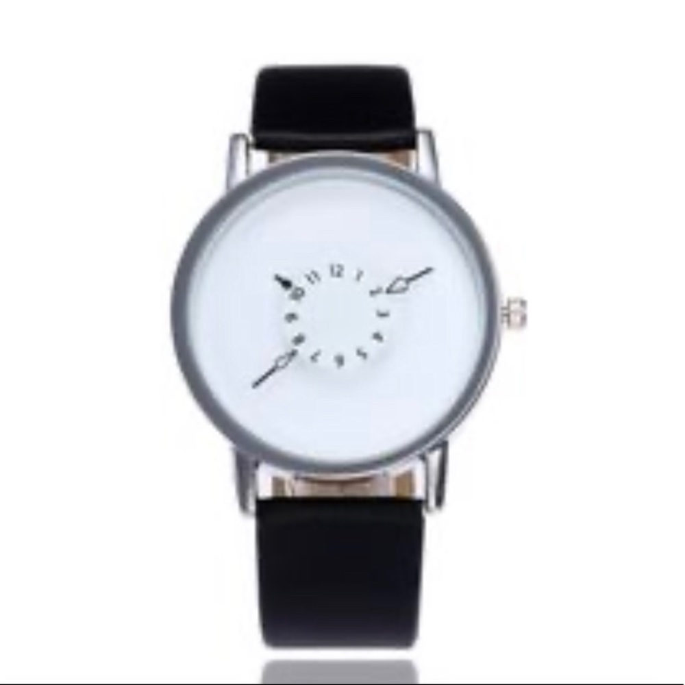 Unisex watch for Women or Men in Black and white
